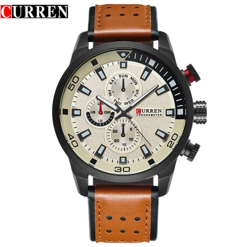 CURREN - Reloj de cuarzo  para hombres