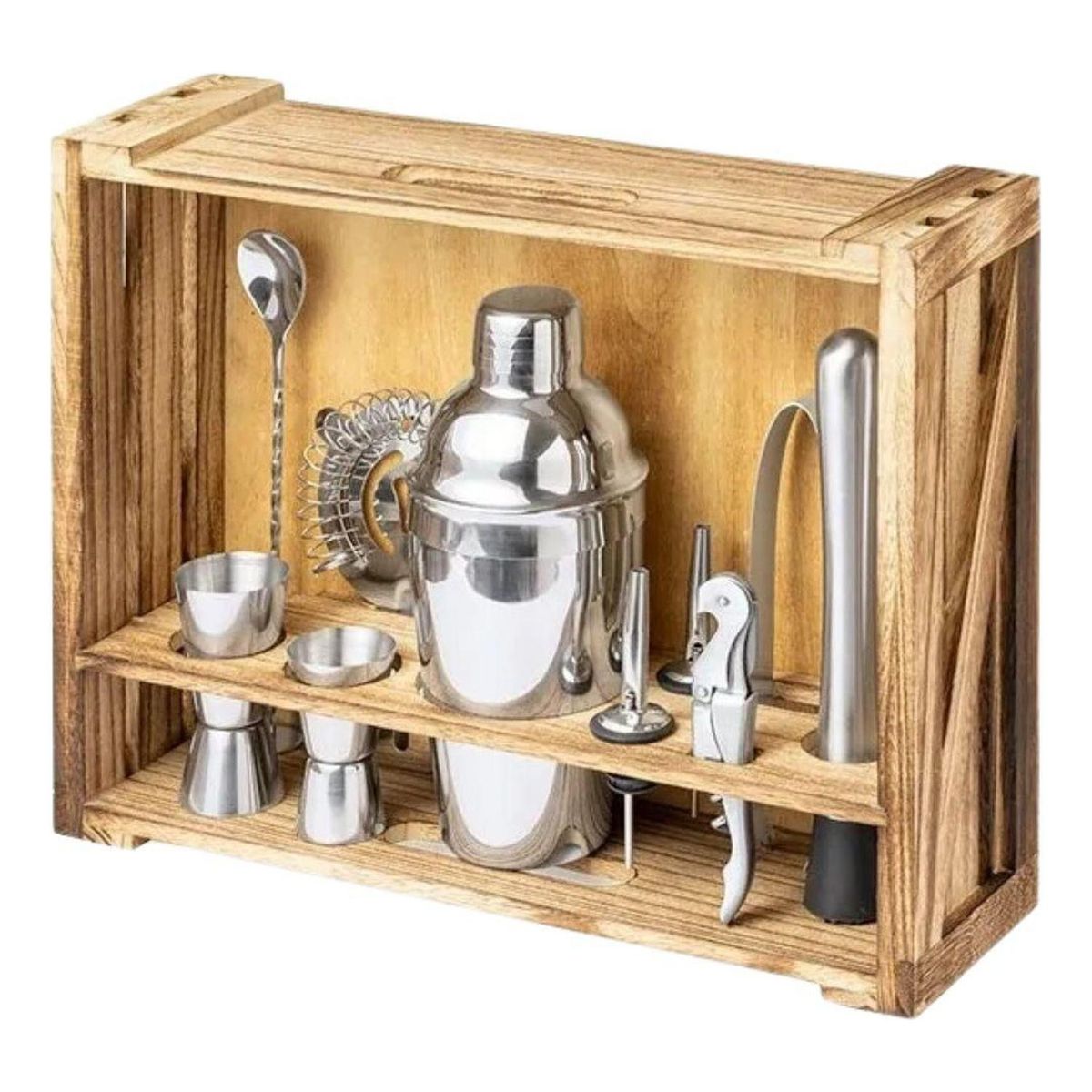 IMPORTCLICK - Set Coctel 10 Utensilios Deluxe Bespin IMPORTCLICK