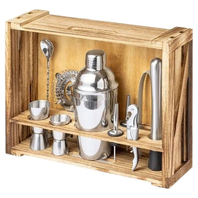 IMPORTCLICK - Set Coctel 10 Utensilios Deluxe Bespin IMPORTCLICK