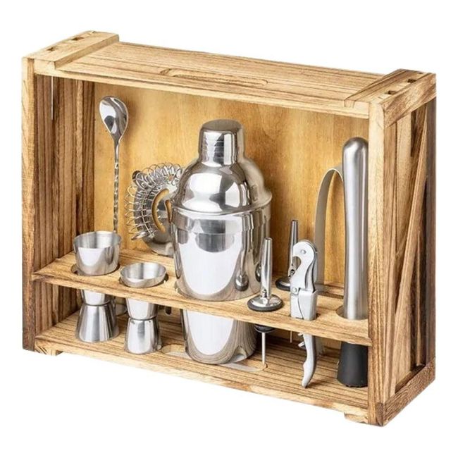 IMPORTCLICK - Set Coctel 10 Utensilios Deluxe Bespin IMPORTCLICK
