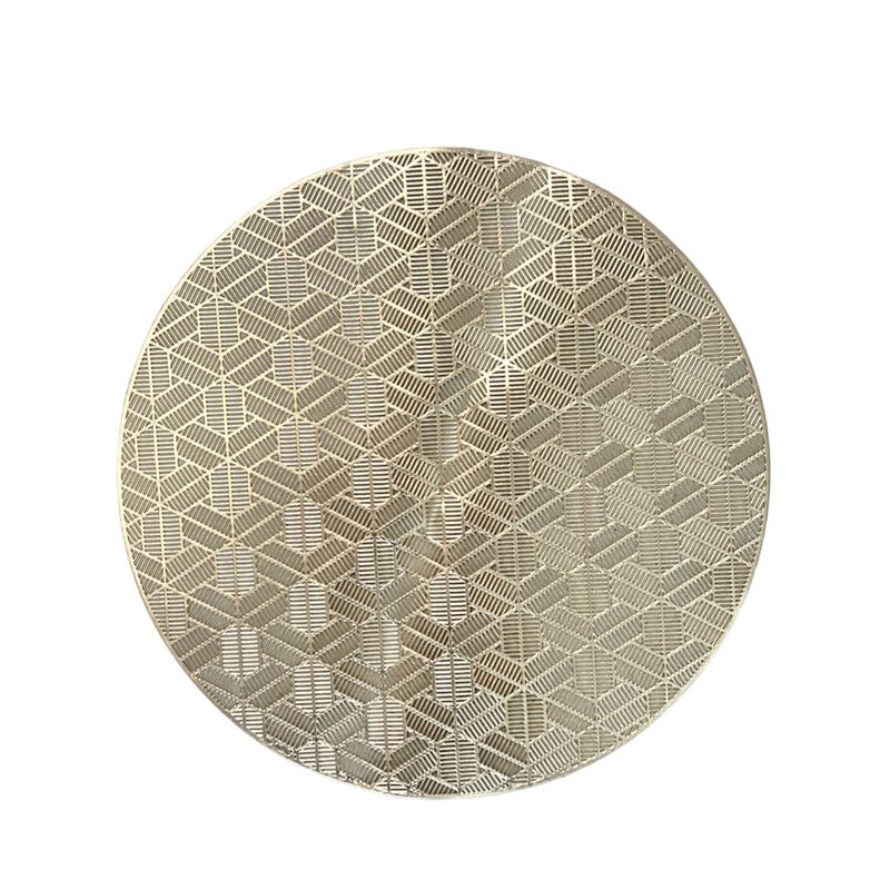 GENERICO - Set 4 Individuales De Mesa Pack 4 Individuales Metalico 38cm