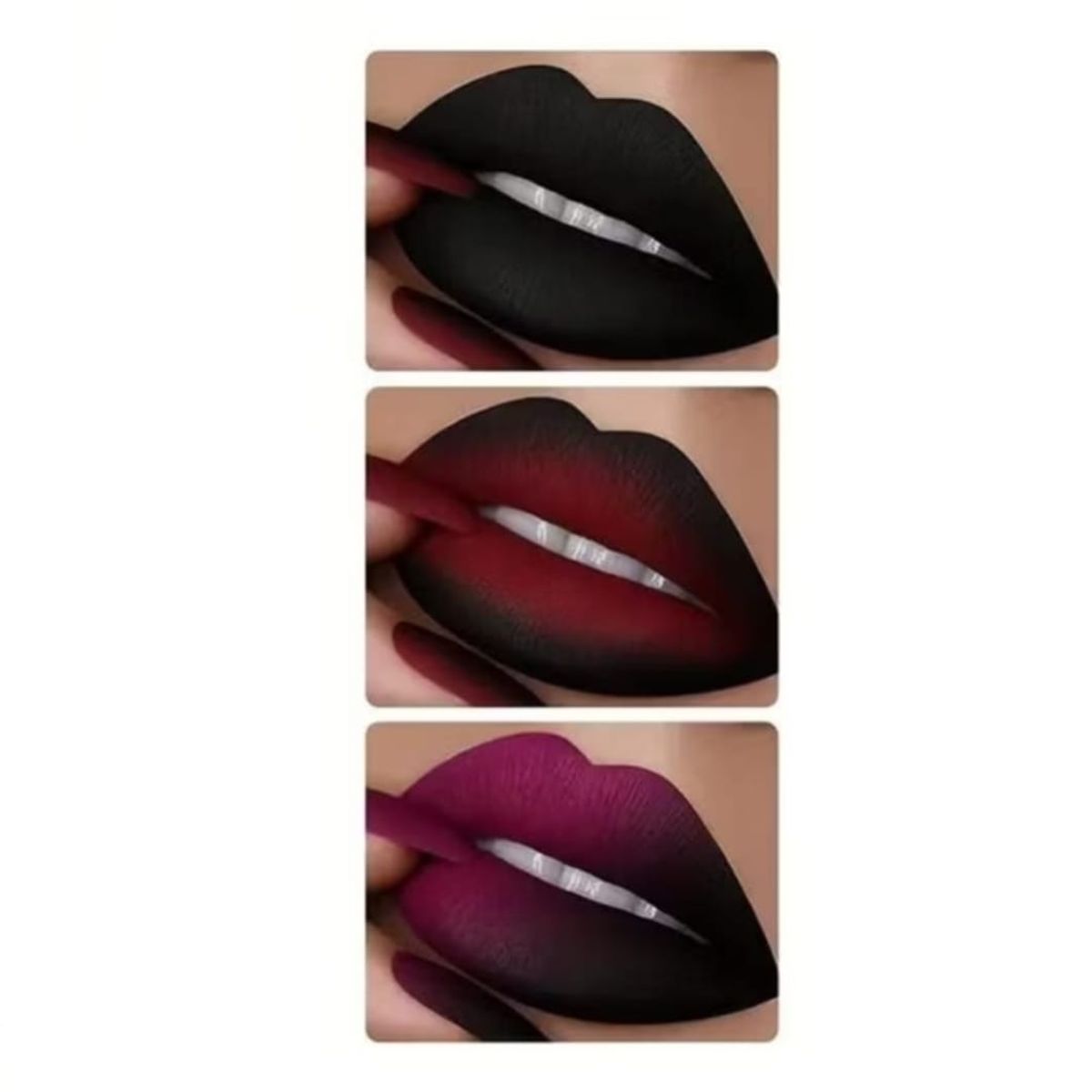 USHAS - Labial Negro Resistente Al Agua