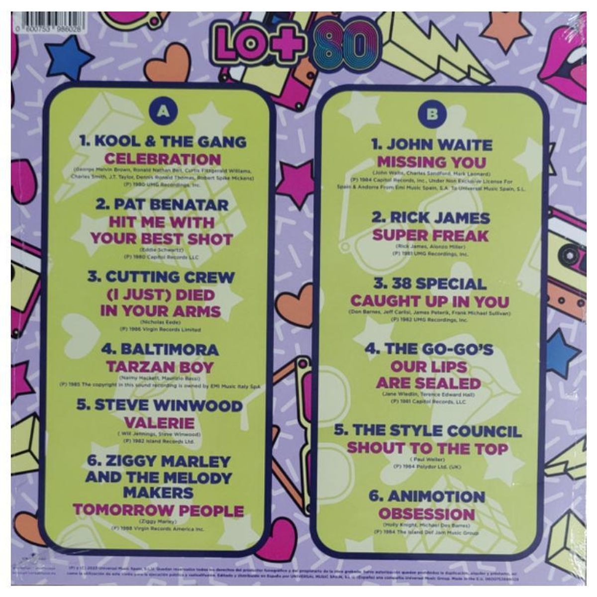 HITWAY MUSIC - LO + 80: VOL.3 - VARIOS ARTISTAS - VINILO HITWAY MUSIC