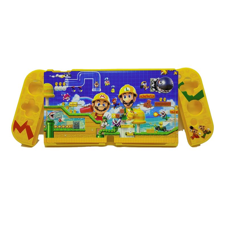 OEM - Carcasa funda protectora diseño Mario Maker para Nintendo Switch Oled