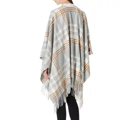 MOSS ROSE - Chal de mujer con estampado de cuadros a rayas