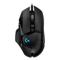 Mouse Gamer USB Optico G502 Hero 100-25600dpi RGB Negro