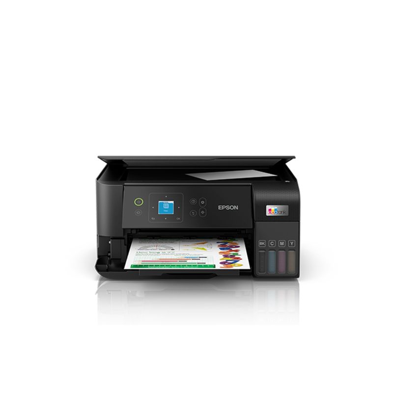 EPSON - Impresora Multifuncional EcoTank L3560 USB-WiFi Negro - Negro