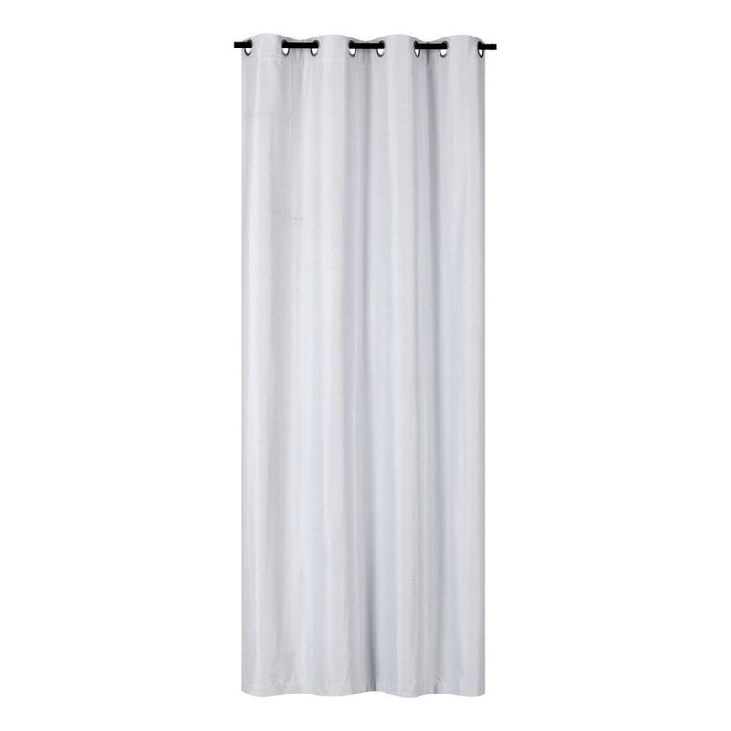 CLEMS CORTINAS - Cortina Tradicional 100% Blackout Blanco