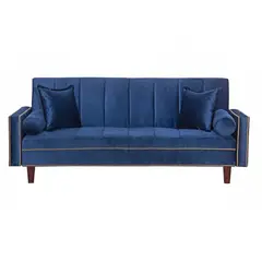 GENERICO - Futon Sofa Cama GoldenBlue Azul