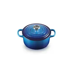 LE CREUSET - Cocotte Redonda 18cm Azul Azure Hierro