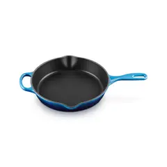 LE CREUSET - Skillet Alta Lisa 26cm Azul Azure Hierro