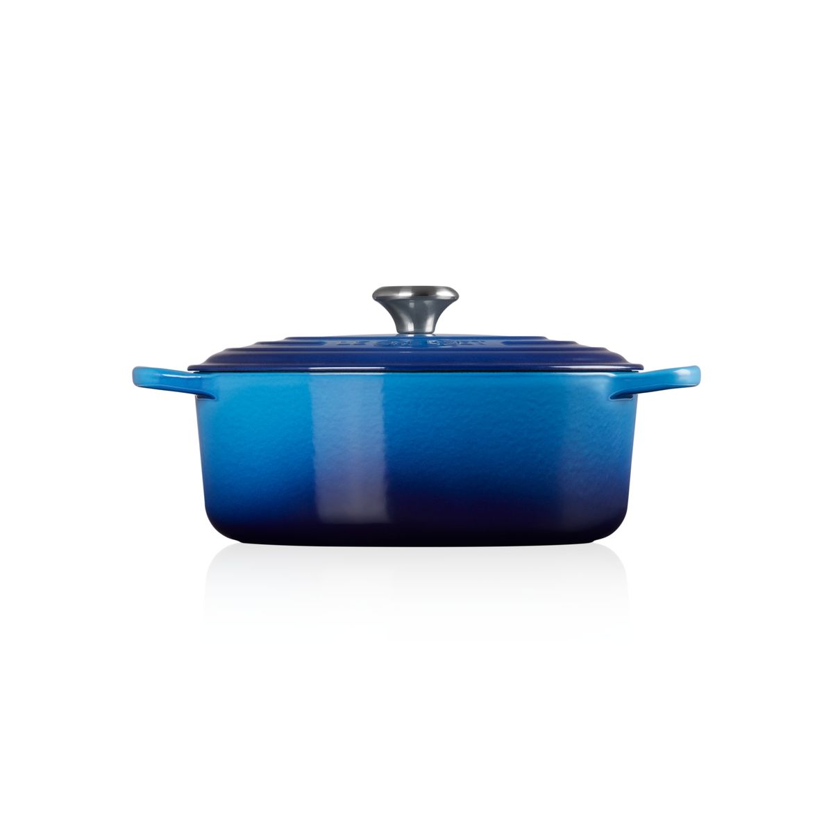 LE CREUSET - Le Creuset Cocotte Oval 29 Cm Azul Azure Hierro