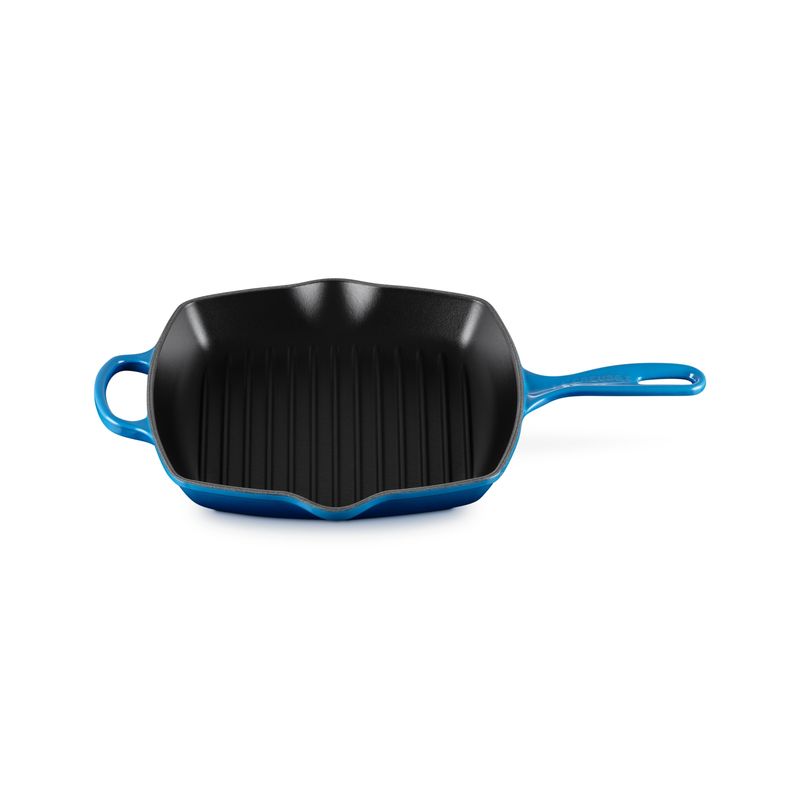 LE CREUSET - Skillet Grill Cuadrada 26cm Azul Azure