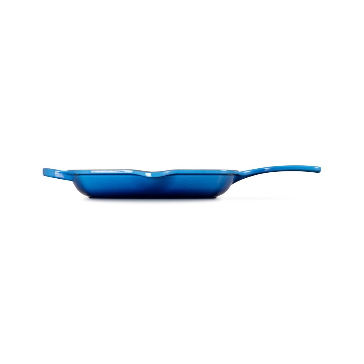 LE CREUSET - Le Creuset Skillet Grill Cuadrada 26cm Azul Azure Hierro