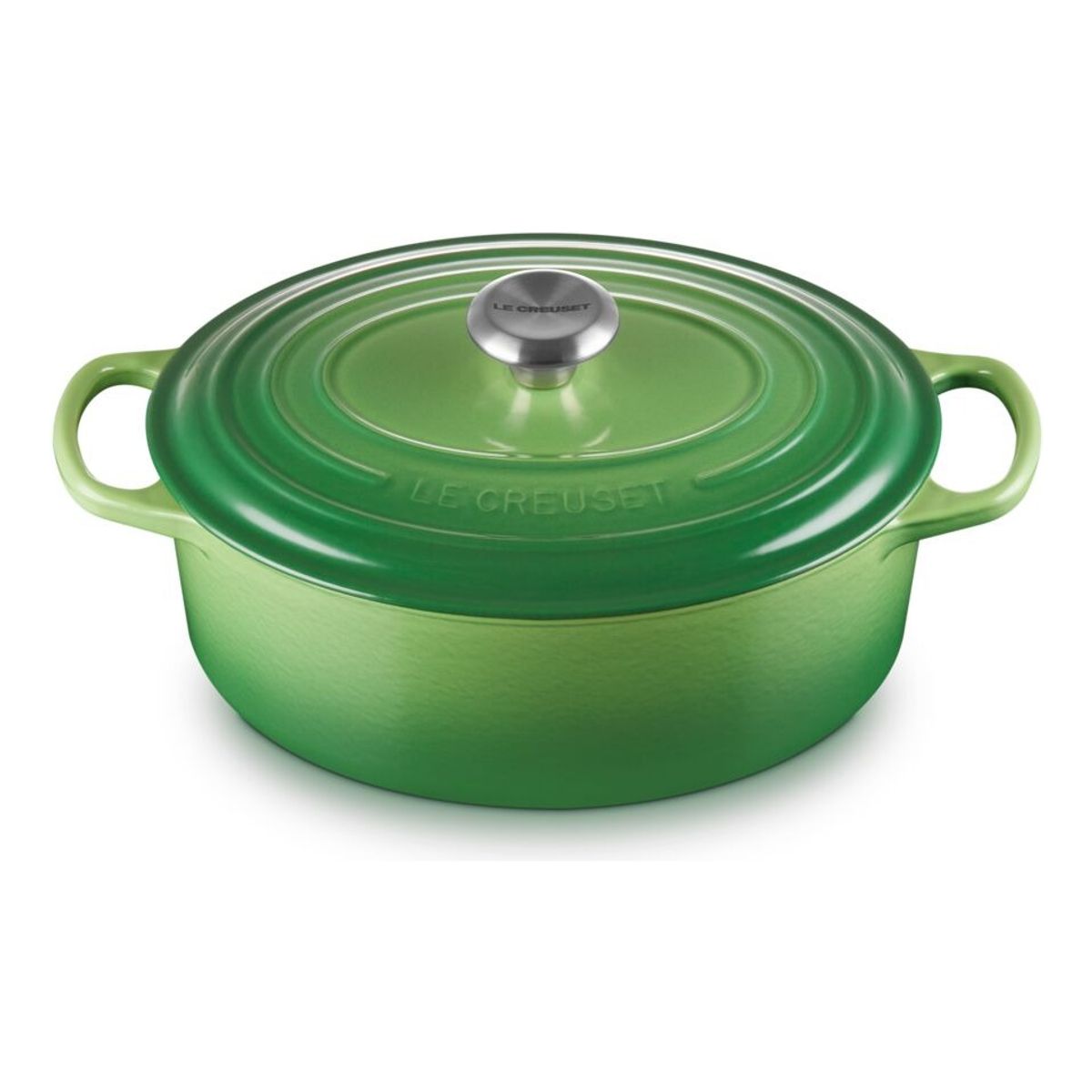 LE CREUSET - Le Creuset Cocotte Oval 29 Cm Verde Bamboo Hierro