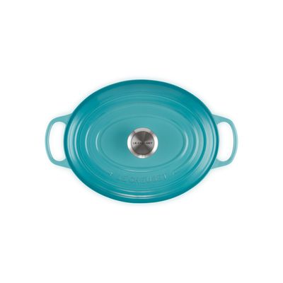 Imagen 2 del producto Cocotte Oval 29 Cm Azul Caribe Hierro