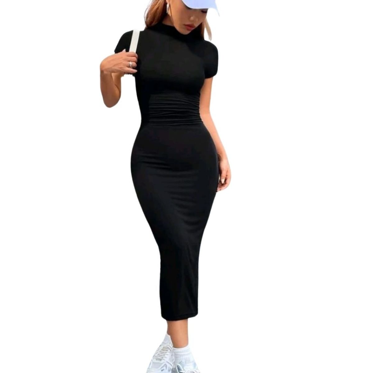 GENERICO - VESTIDO LARGO AJUSTADO JUVENIL IDEAL PARA VERANO V025