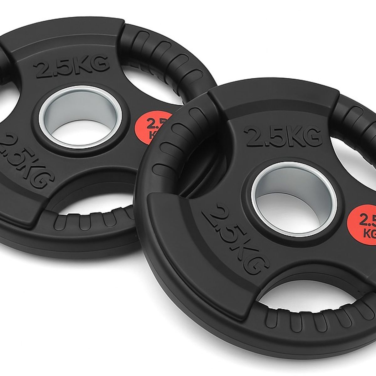 SCORE FIT - Par Discos 2,5 Kg Grip Pre Olímpicos