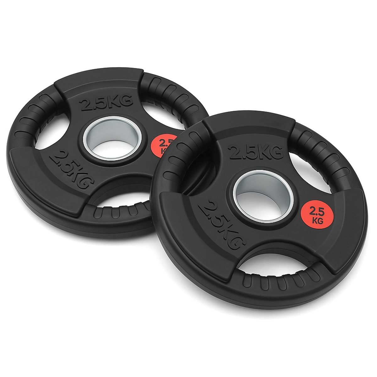 SCORE FIT - Par Discos 2,5 Kg Grip Pre Olímpicos