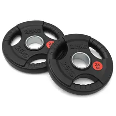 SCORE FIT - Par Discos 2,5 Kg Grip Pre Olímpicos