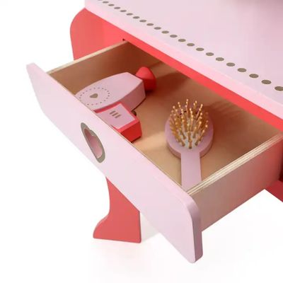 Imagen 2 del producto Tocador Love Con Accesorios Rosado