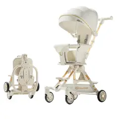 LUBABYCAS - Coche De Paseo Últra Compacto Blanco
