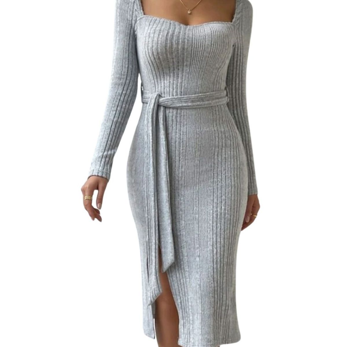 GENERICO - VESTIDO CASUAL AJUSTADO JUVENIL IDEAL PRIMAVERA VERANO V028