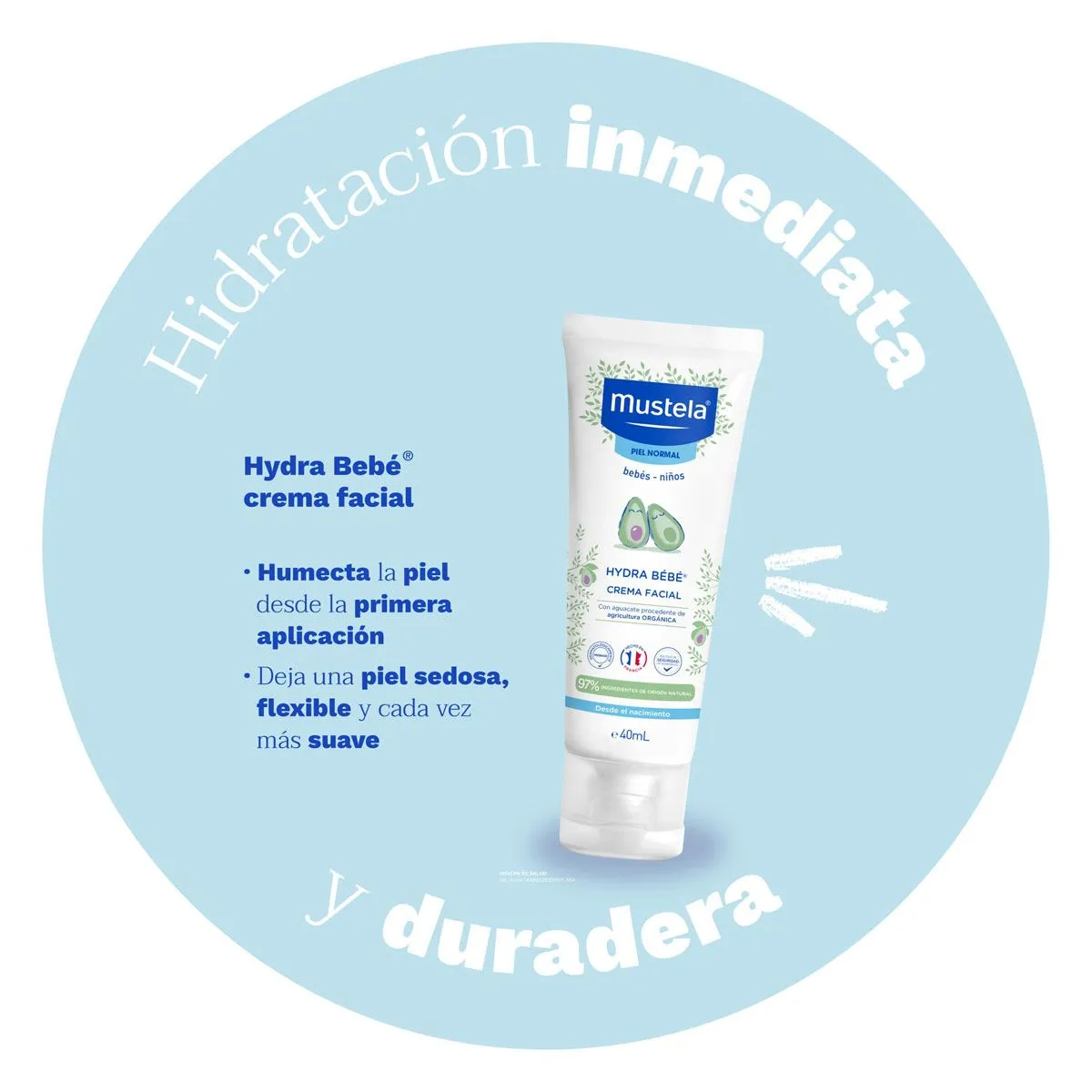MUSTELA - Crema facial 40ml MUSTELA