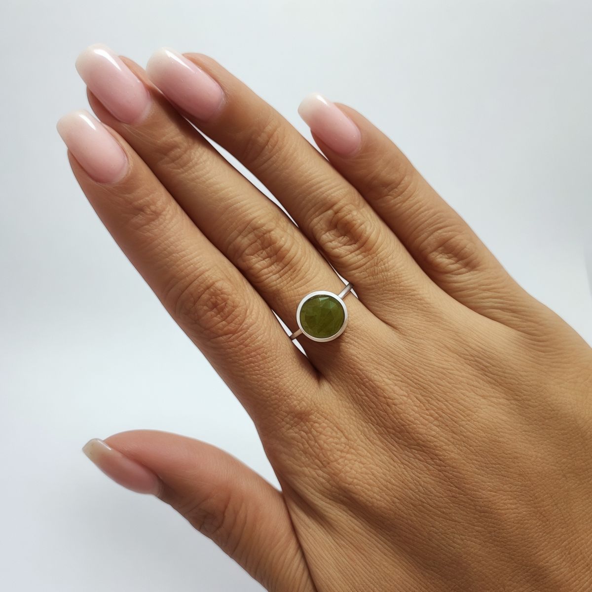 COGGIOLA - Anillo Shakti Vessonite Plata Fina 925