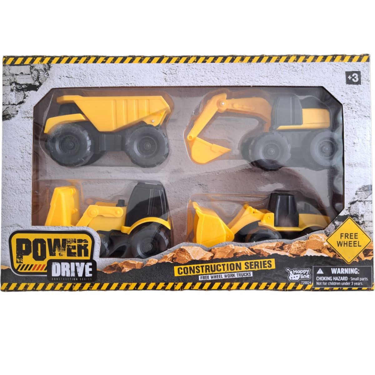 GENERICO - Set camiones de construcción juguete infantil