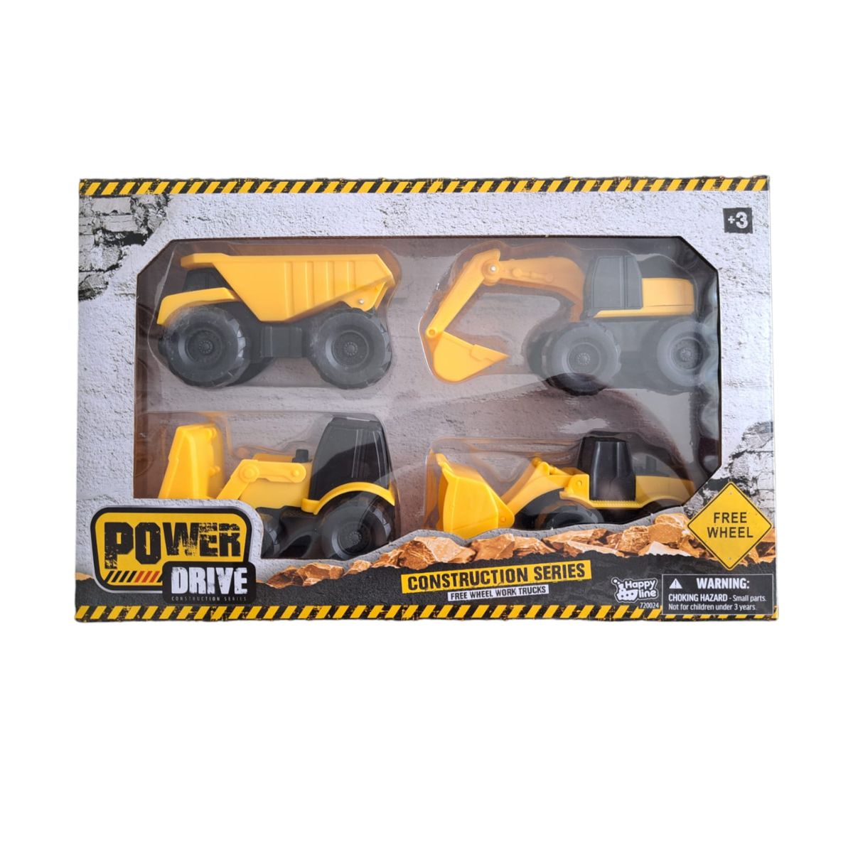 GENERICO - Set camiones de construcción juguete infantil