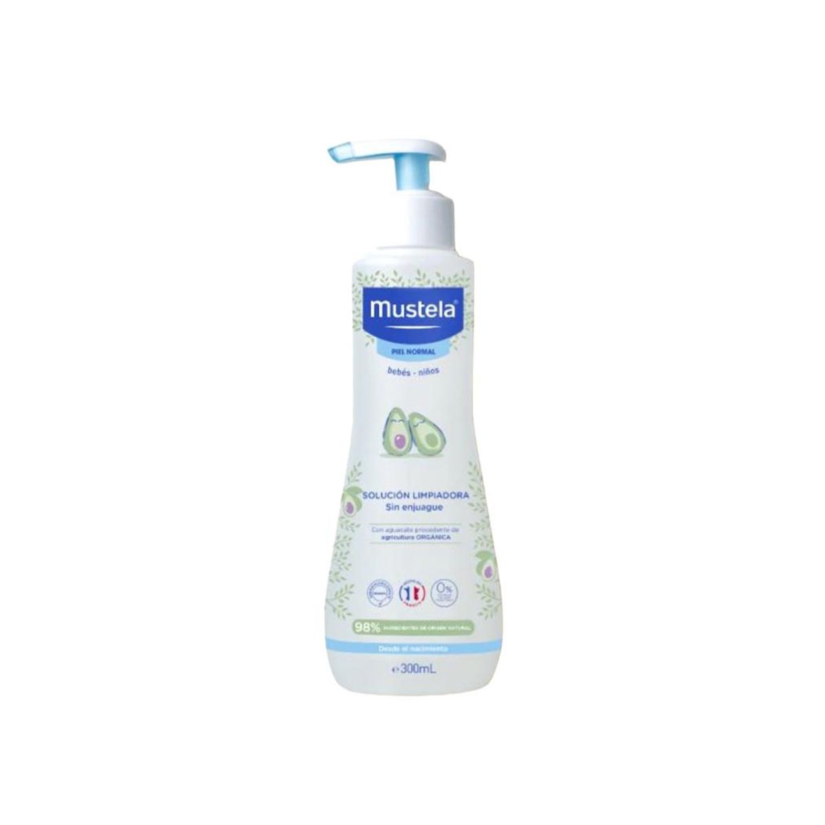 MUSTELA - Agua de limpieza sin enjuague 300ml MUSTELA