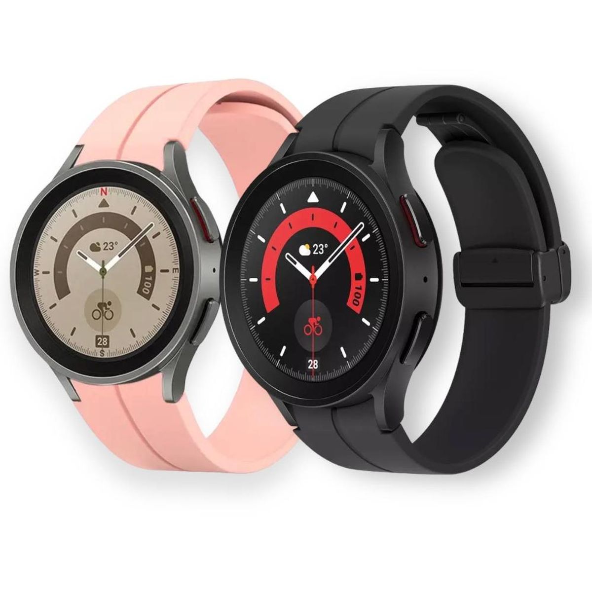 GAOR - Correa Diseño Pro Para Samsung Galaxy Watch 5 /5 Pro NEGRO.