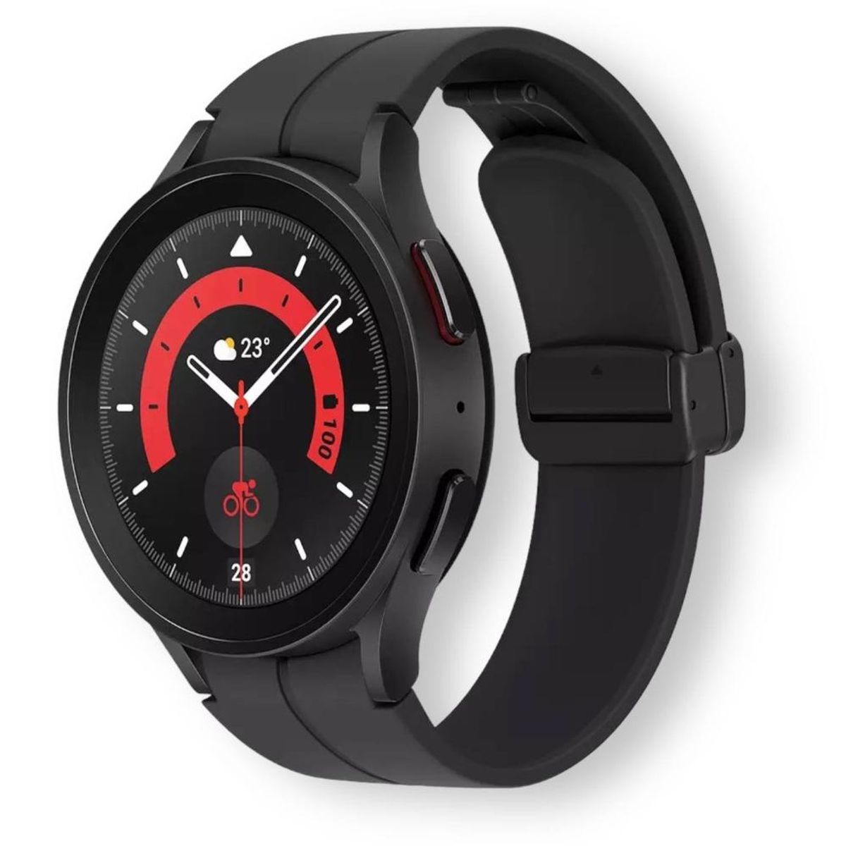 GAOR - Correa Diseño Pro Para Samsung Galaxy Watch 5 /5 Pro NEGRO.