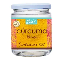 BIOV - Curcuma 200gr 52% Curcumina Sin Gluten Vegana Bio V