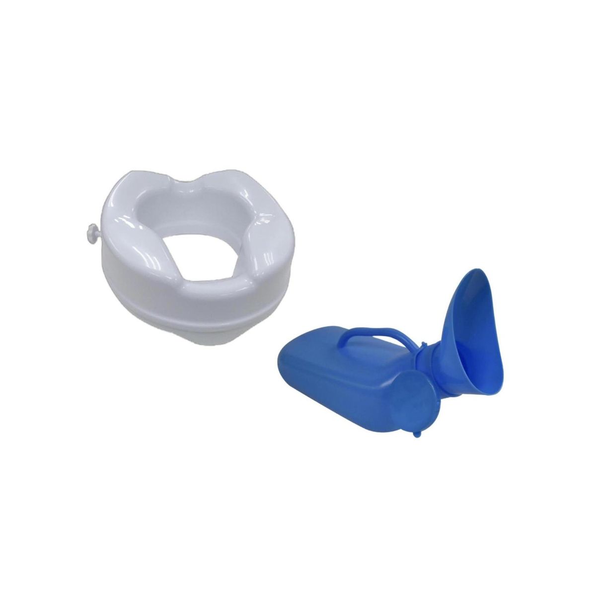 GLOMED - Pack Urinario Plástico Mixto + Alza Baño WC GLOMED