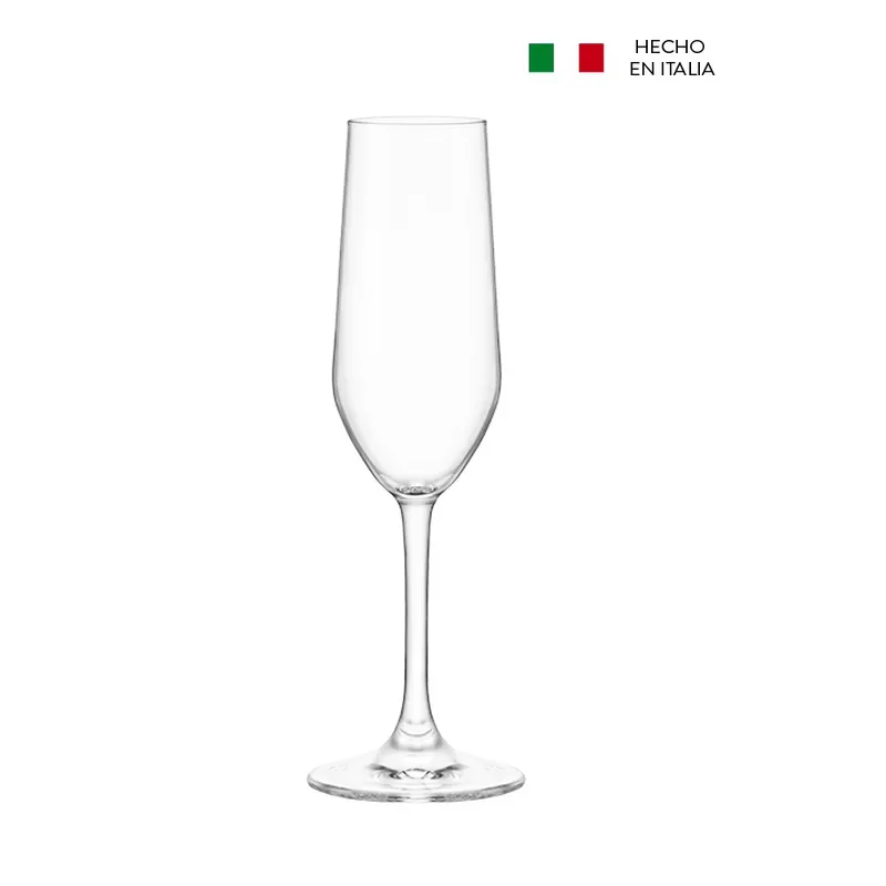 BORMIOLI - Set De 6 Copas De Champagne 200Cc, Riserva BORMIOLI ROCCO