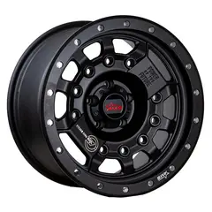 GENERICO - Llantas 17X9 5X120 ET-15 AMS negro matte (set de 4 llantas)