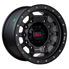GENERICO - Llantas 17X9 6X135 ET-15 AMS negro matte(set de 4 llantas)