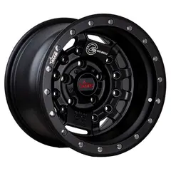 GENERICO - Llantas 15X10 5X127 ET-15 AMS negro matte (set de 4 llantas)