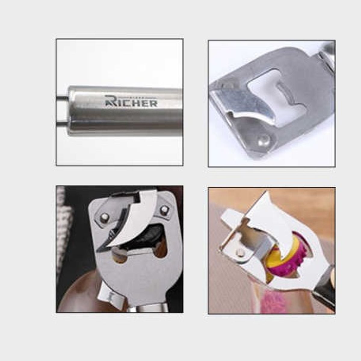 GENERICO - Destapador para botella y abre lata