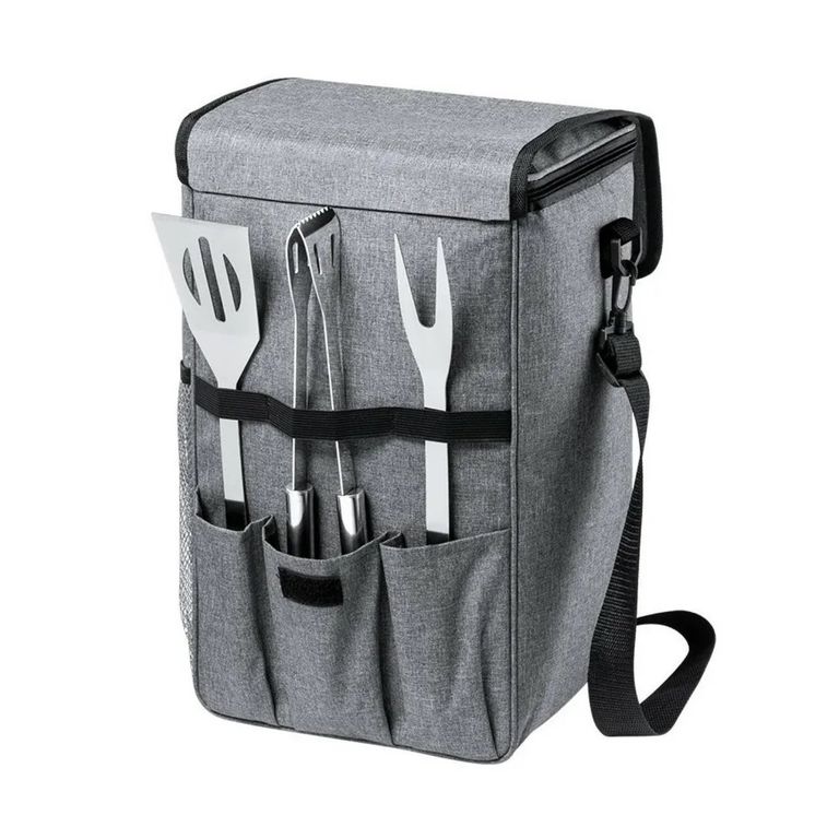 Set Parrillero Bolso Cooler Arcada 25x33x53 CM