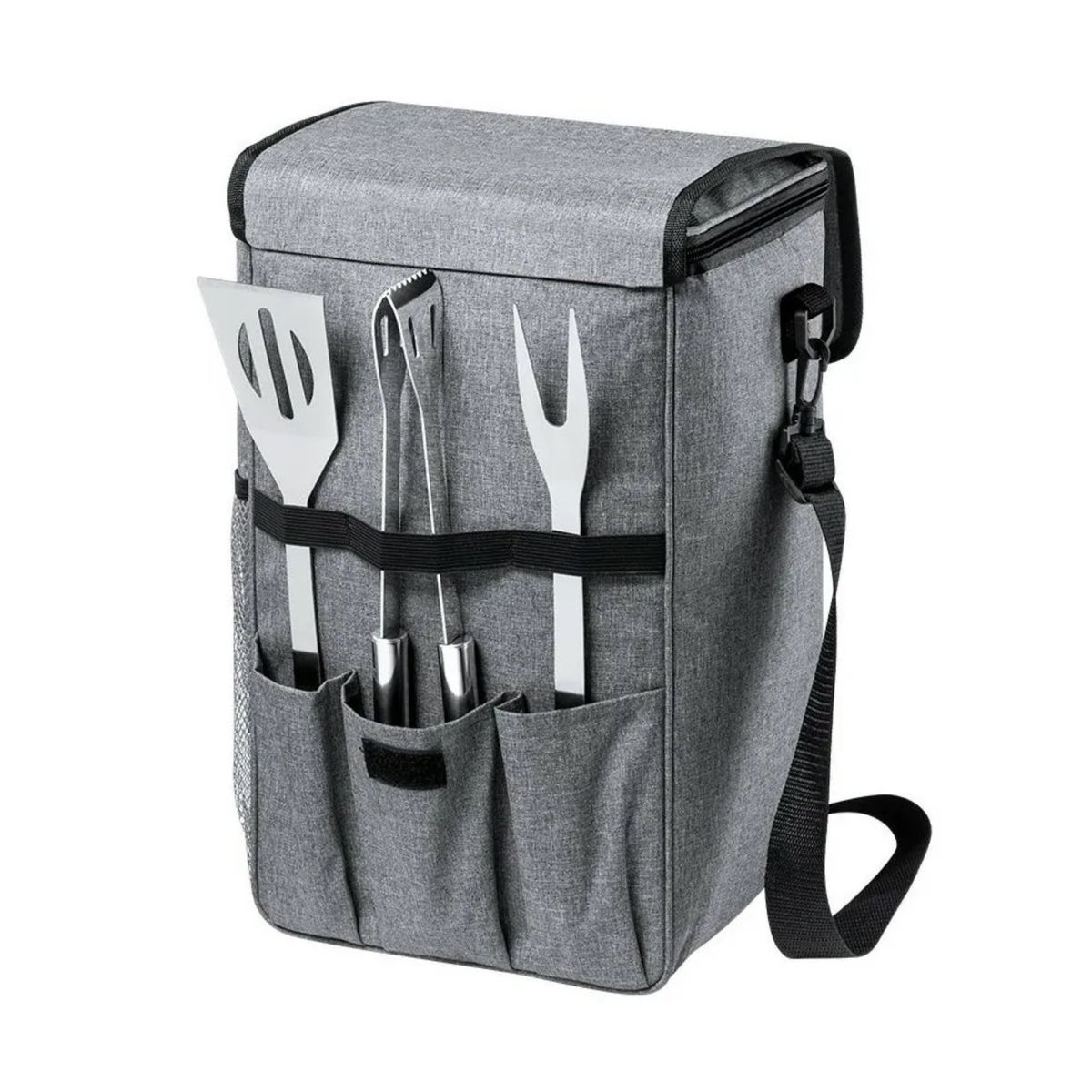 IMPORTCLICK - Set Parrillero Bolso Cooler Arcada 25x33x53 CM IMPORTCLICK