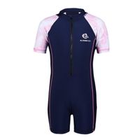 Traje de Baño Enterito Sport con Gorro Niña Surtido.