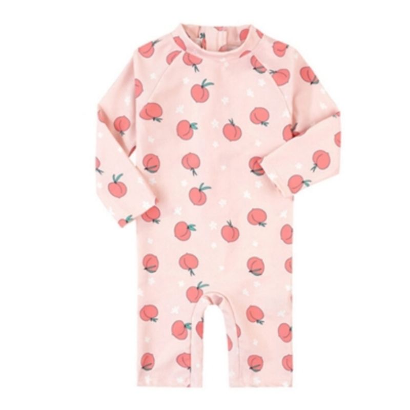 JUMP KIDS - Traje de Baño Enterito Manga Larga Niña Jump Kids Durazno