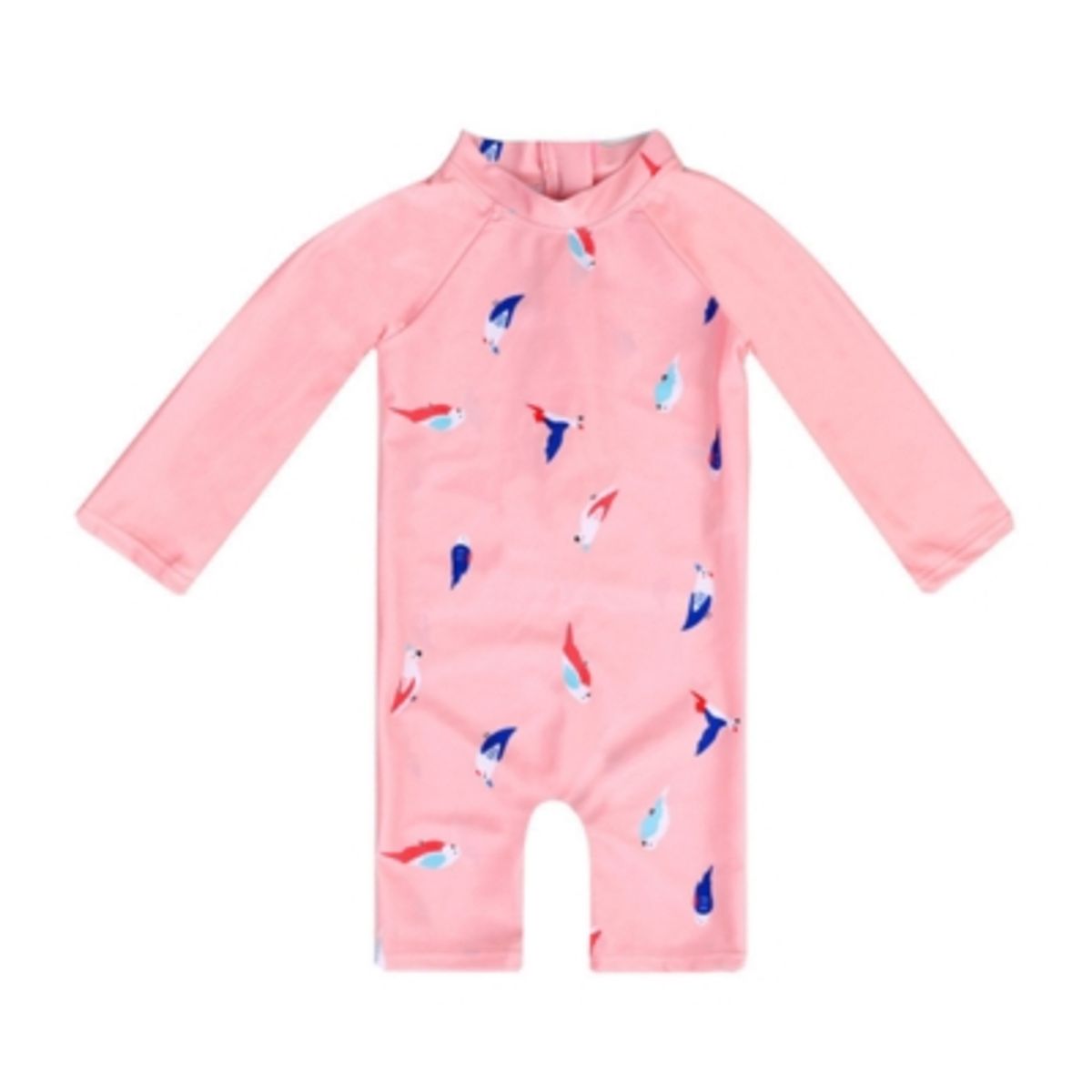 JUMP KIDS - Traje de Baño Enterito Manga Larga Niño Jump Kids Pajaros.