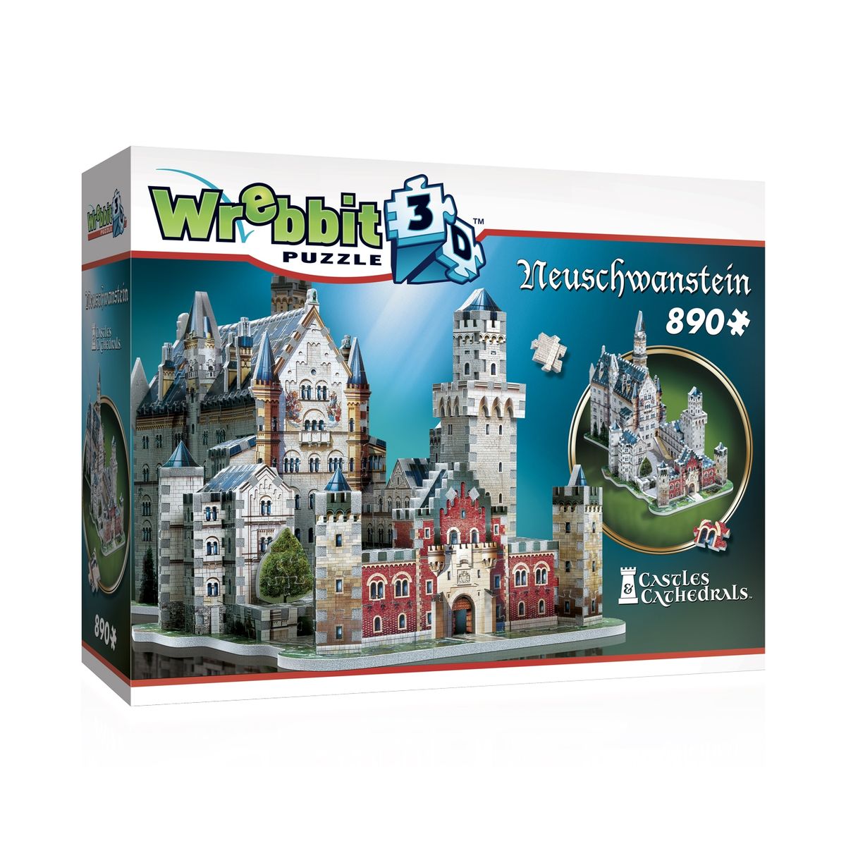 WREBBIT - Puzzle Castillo de Neuschwanstein 890 piezas