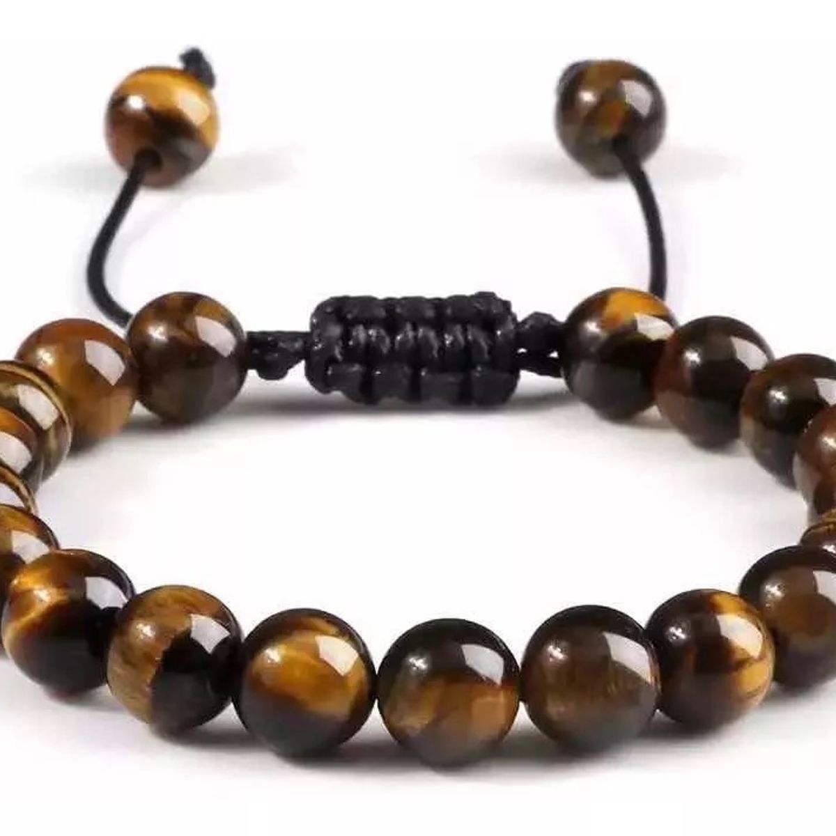 GENERICO - Pulsera De Ojo De Tigre Pulsera Piedras Ajustable