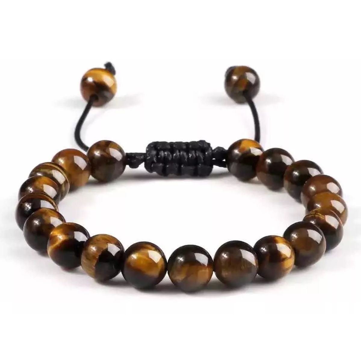 GENERICO - Pulsera De Ojo De Tigre Pulsera Piedras Ajustable