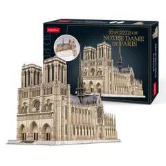 CUBICFUN - Puzzle a escala 3D Catedral Notre Dame 293 piezas